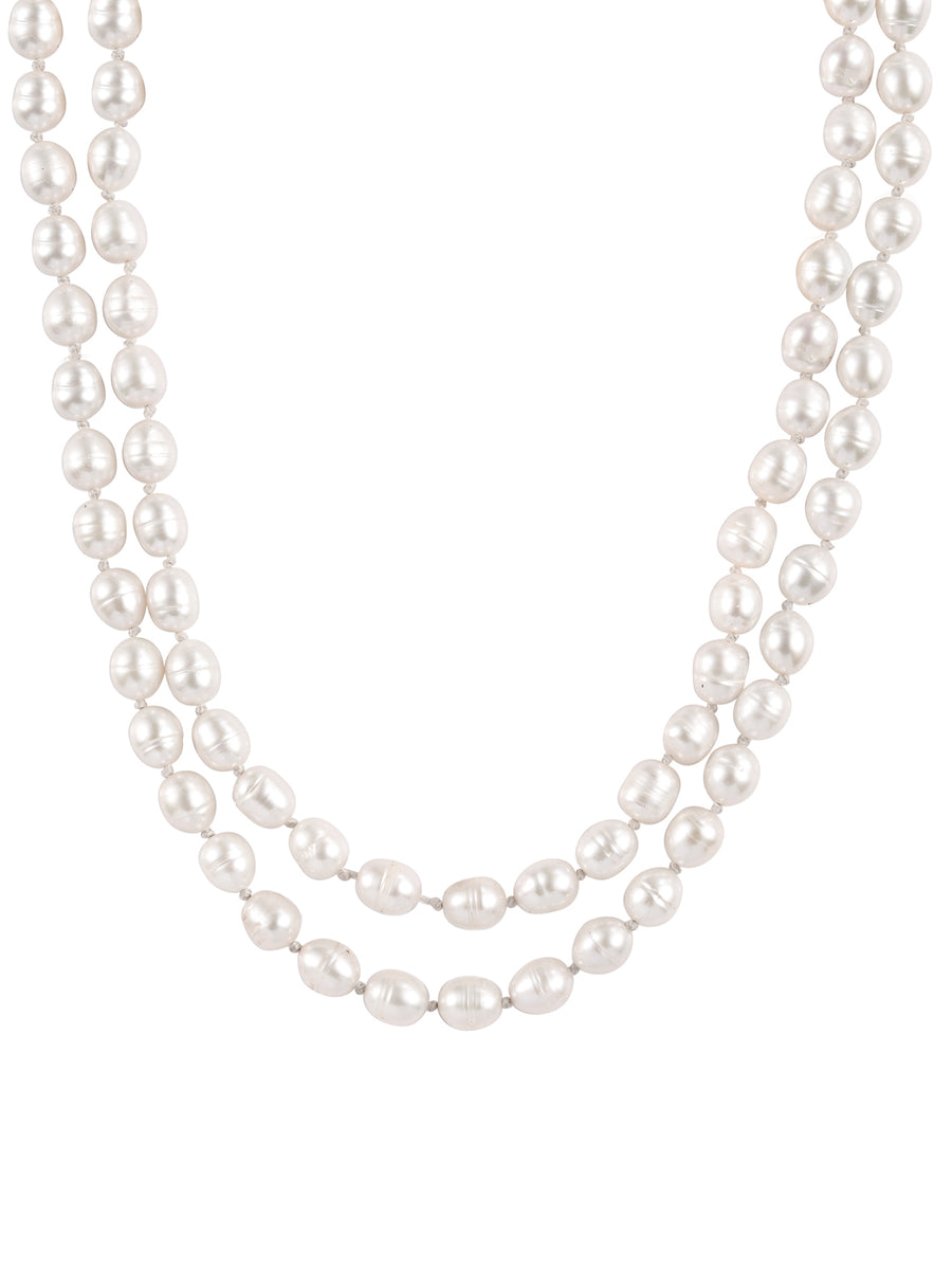 Fresh Water 22 Inches Pearl Necklace-7