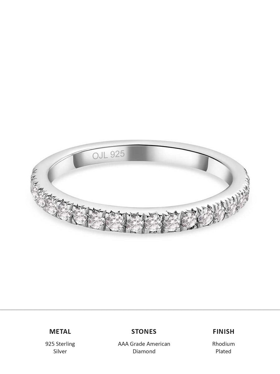 Eternity Engagement Band Ring For Women-4