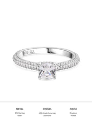 Ornate Jewels 1 Carat Women Solitaire Engagement Ring-4
