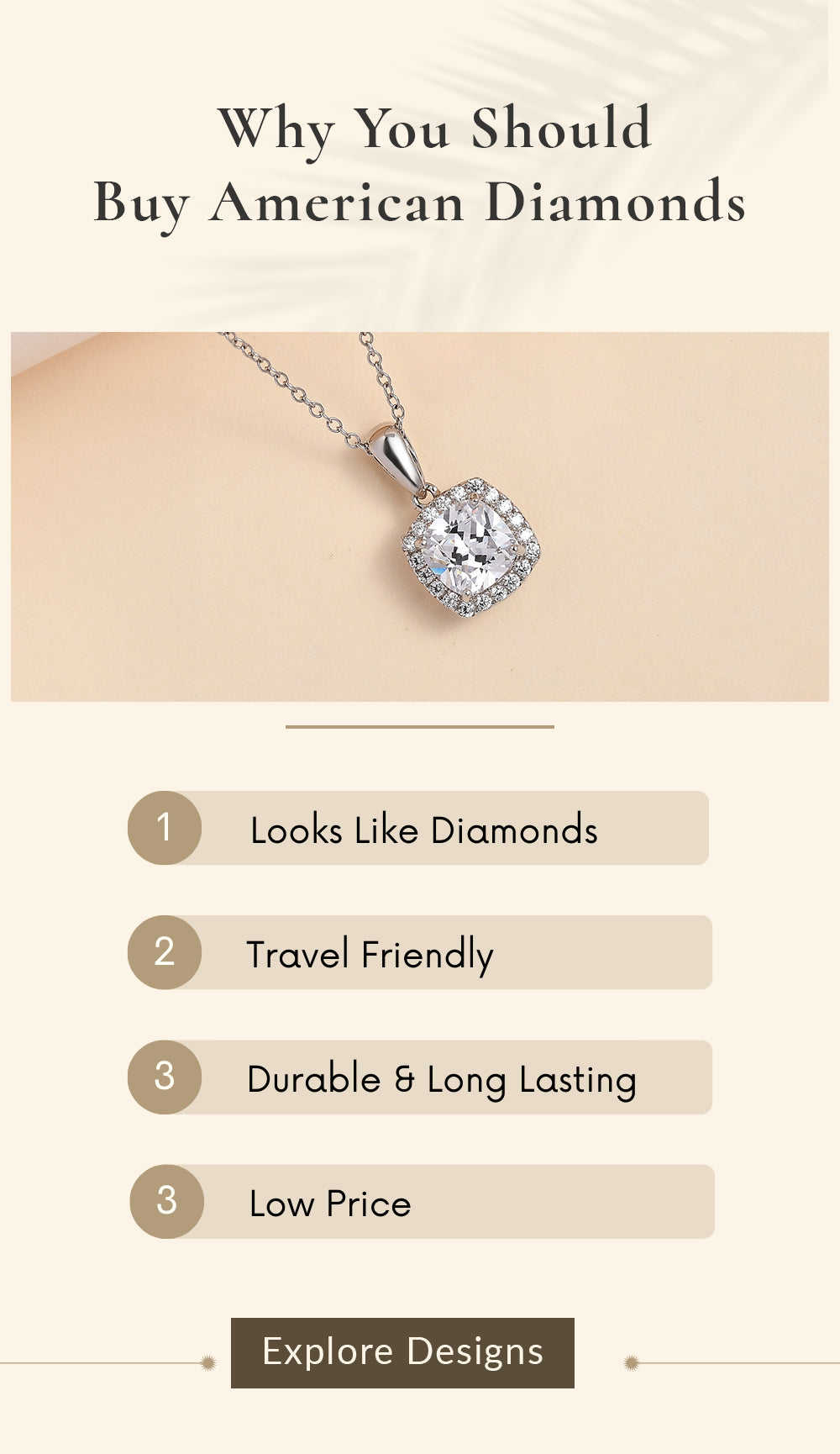 Buy Online Diamond Look American Diamond Silver Jewelry at Best prices from Ornate jewels