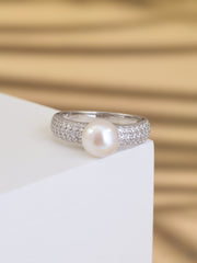 PURE PEARL SILVER RING