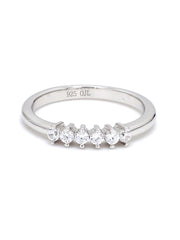 925 SILVER & AMERICAN DIAMOND BAND RING FOR WOMEN-1