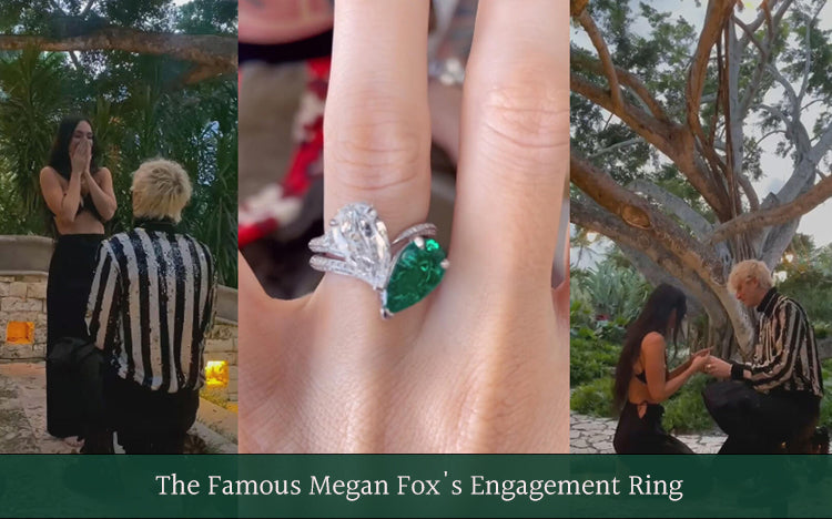 The Famous Engagement Ring Of Meghan Fox Designed By Machine Gun Kelly