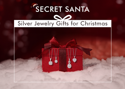 Secret Santa Silver Jewelry Gifts for Christmas