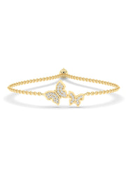 Radiant Butterfly Gold Bracelet for Women | Gold Jewellery Online 