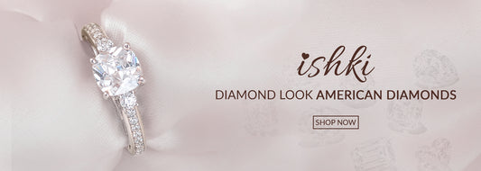 Ishki AAA American Diamond jewellery in 925 Pure Silver