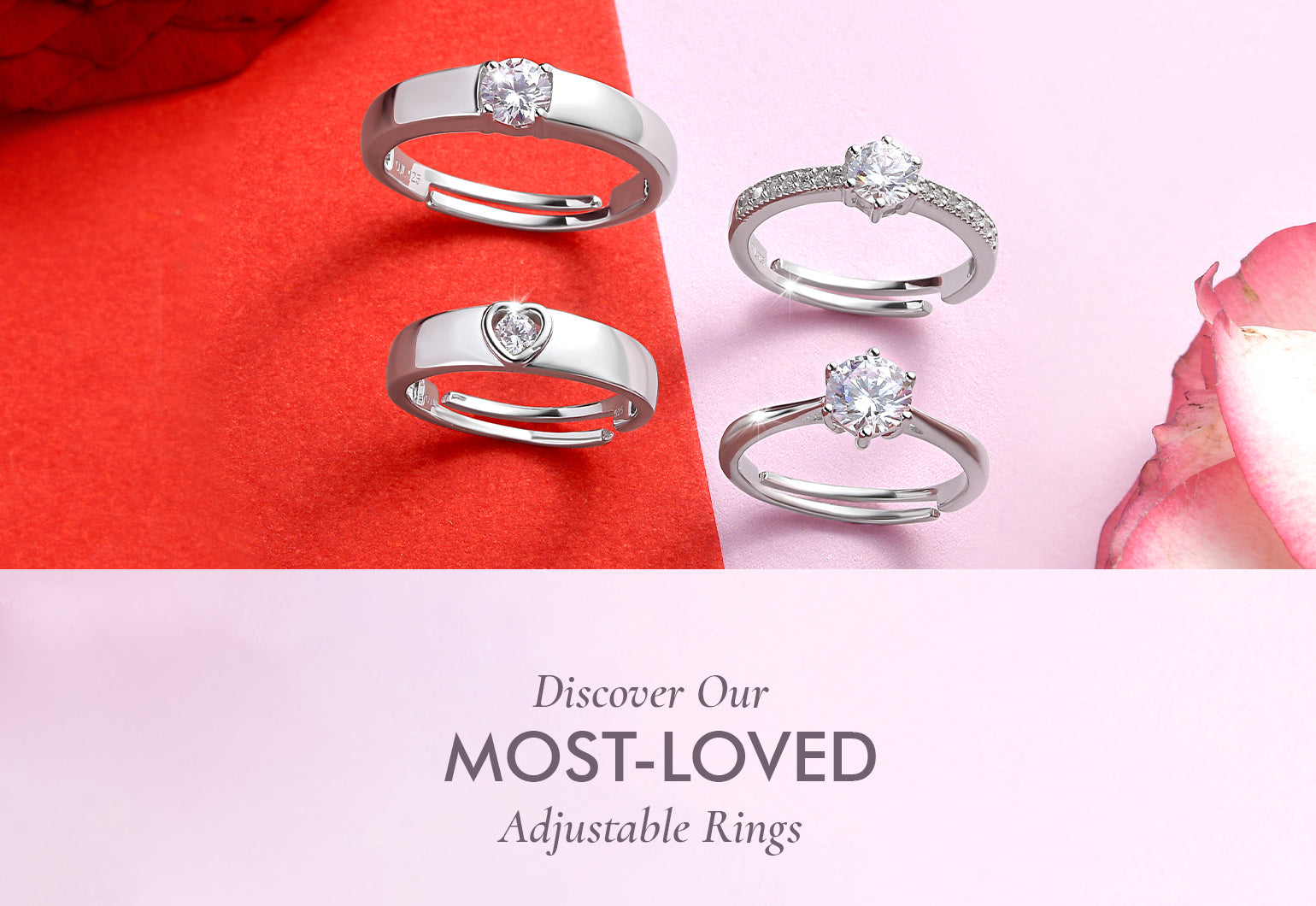 Adjustable rings for men and women 
