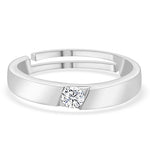 buy pure silver adjustable rings for women and men girls easy to wear
