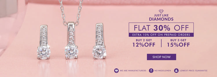 Diamond Look American Diamond Jewellery Sale Flat 30% off