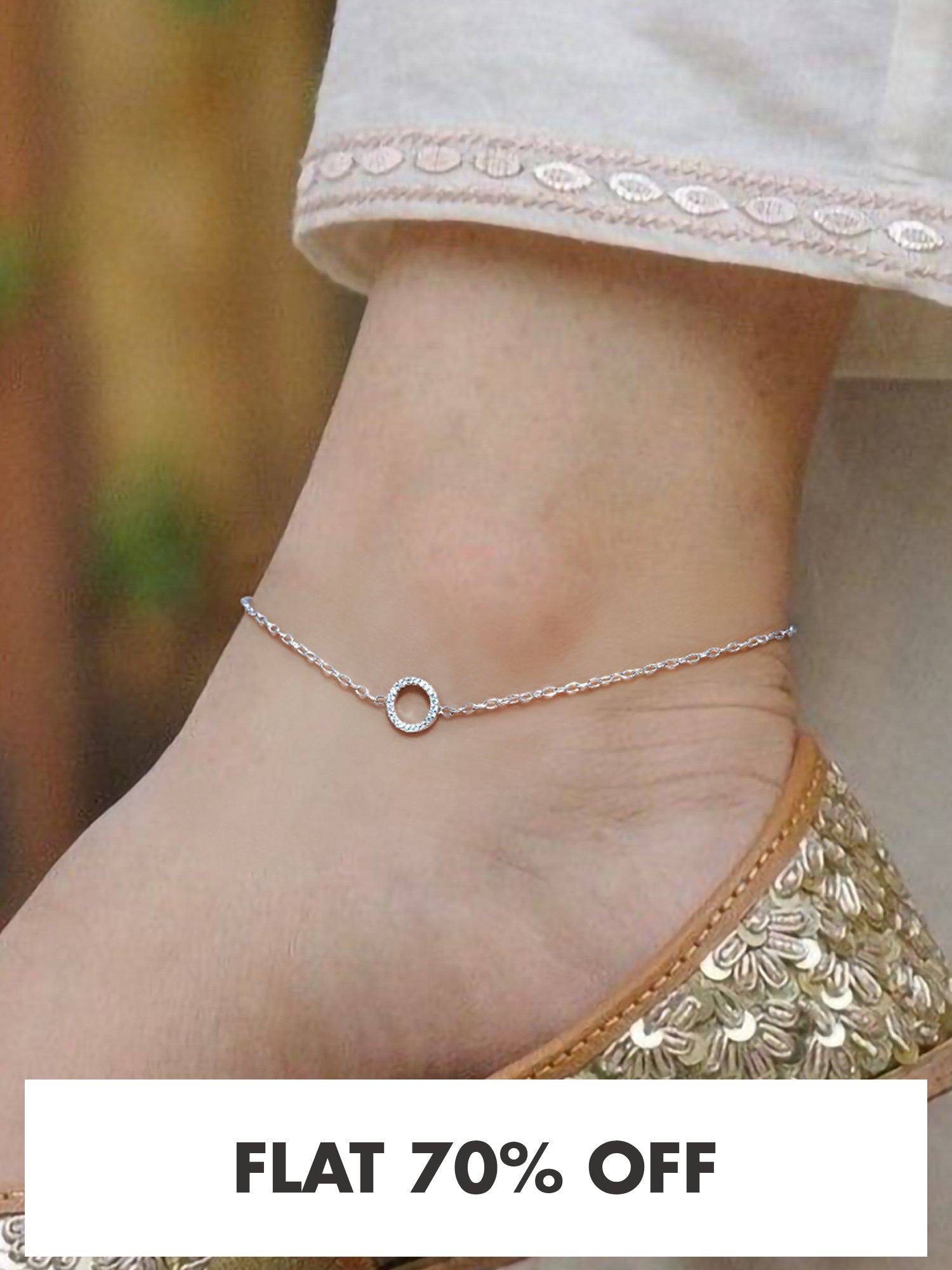 Silver Anklets For Women 