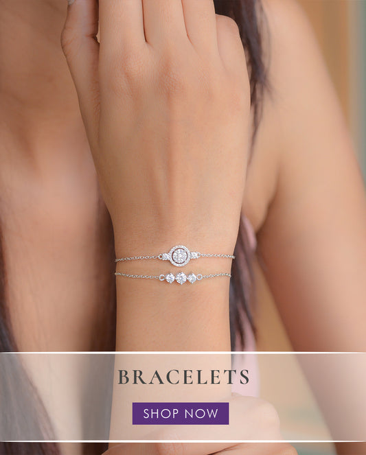 Buy Pure 925 Stunning Silver Bracelets for Women's