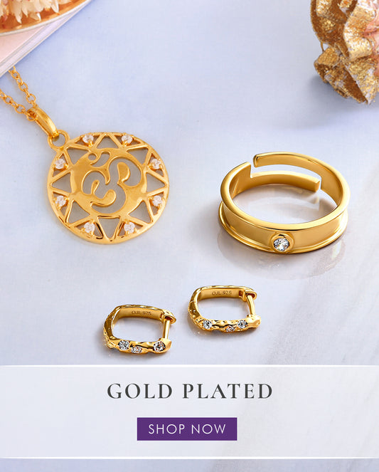 Buy 925  Gold plated silver Jewelry