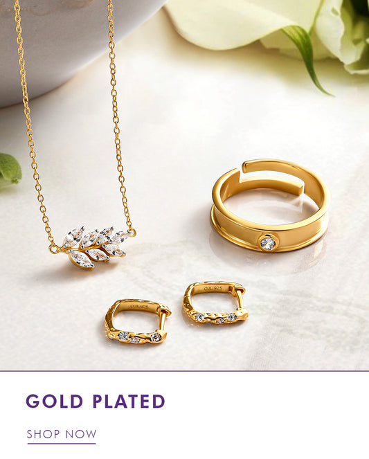 18k Gold plated jewellery online