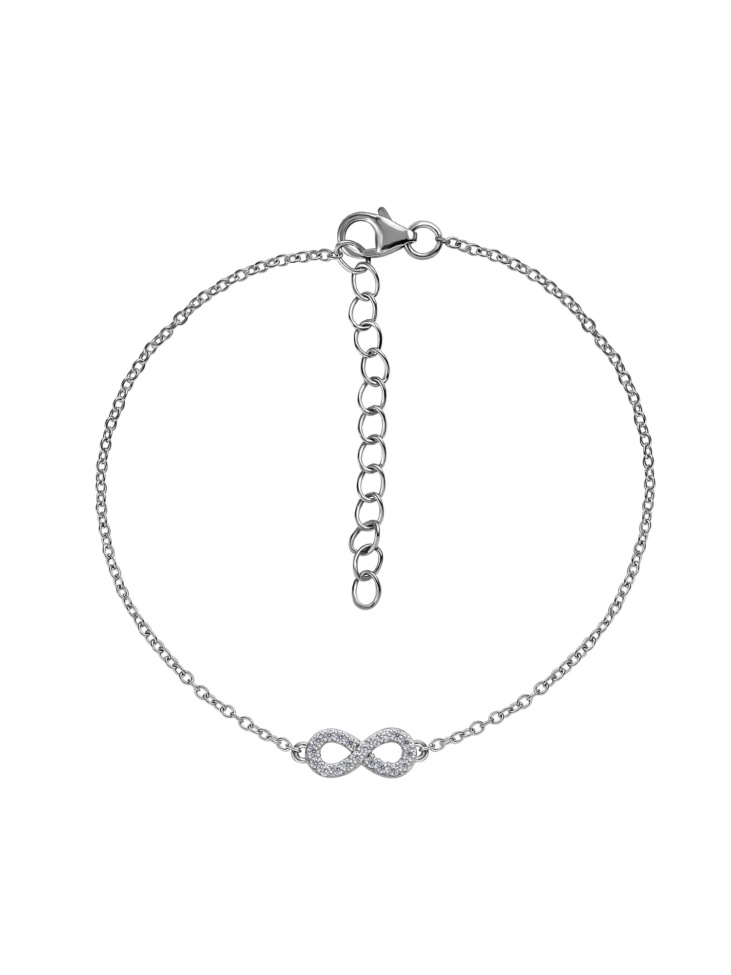 Infinity Silver Bracelet-1