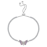 stunning butterfly silver and gold rings earrings necklace pendant bracelet for women
