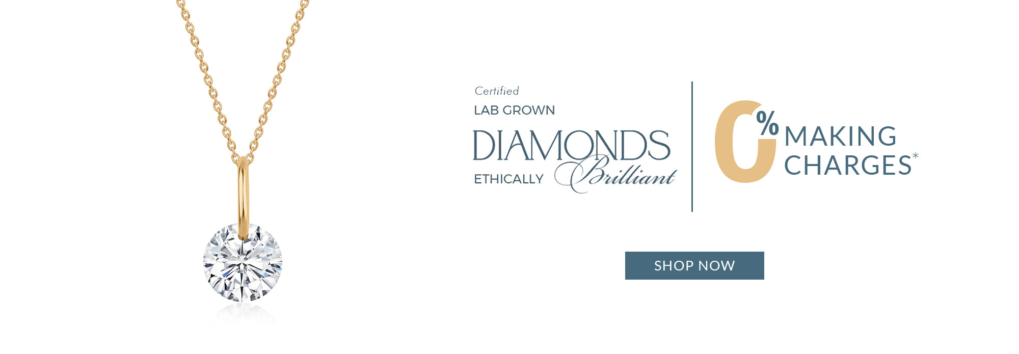 gold jewelry with certified lab-grown diamonds with 0% making charges by Ornate Jewels 