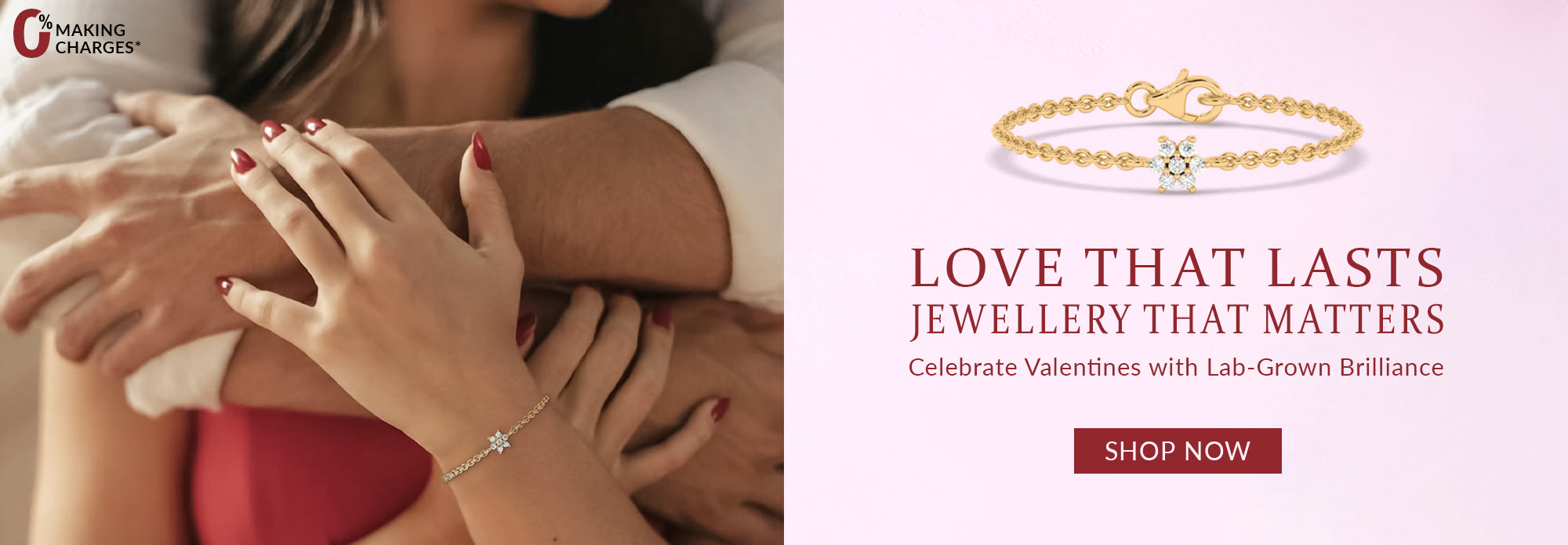 Lab diamond jewellery gifts for valentines 