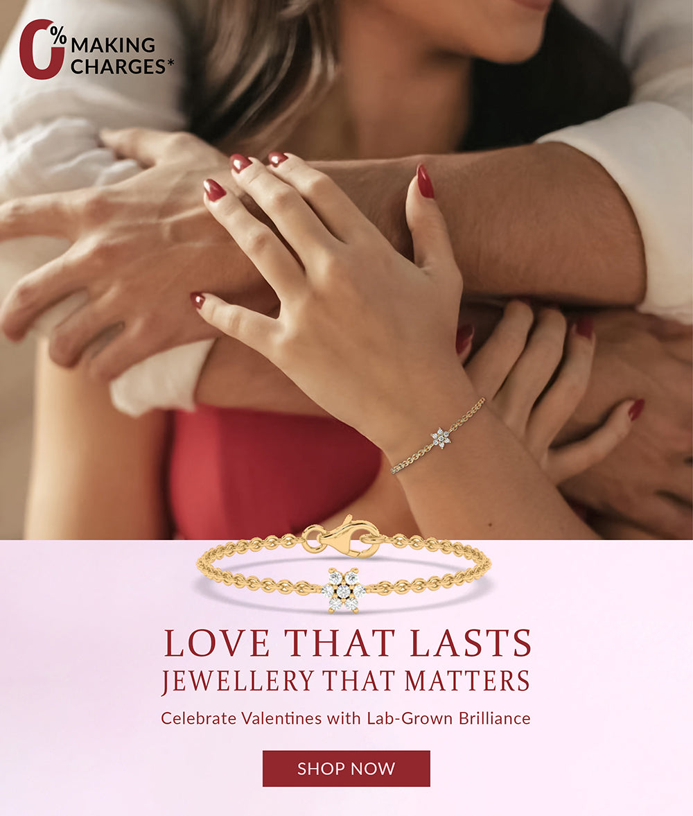 Lab diamond jewellery gifts for valentines 