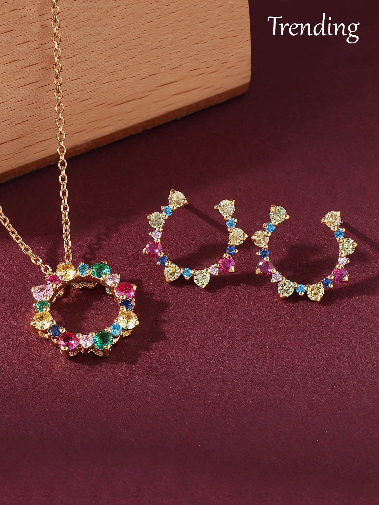 Gorgeous Lollipop Jewelry, embellished with vibrant multi-colored stones, now at 30% off