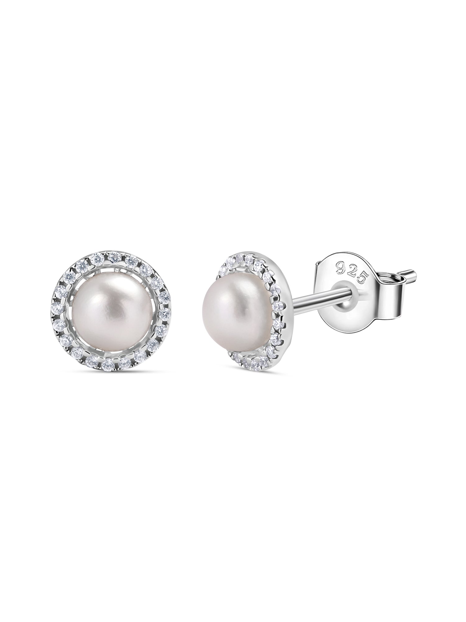 Classic Pearl Stud Earrings For Everyday-1