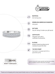 Celia Eternity American Diamond Band Ring-5