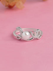 PEARL LOVE 925 STERLING SILVER RING-1