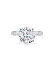 SOLITAIRE DIAMOND LOOK 925 SILVER RING