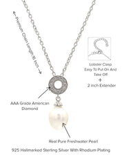 Love Circle Pure Pearl Pendant