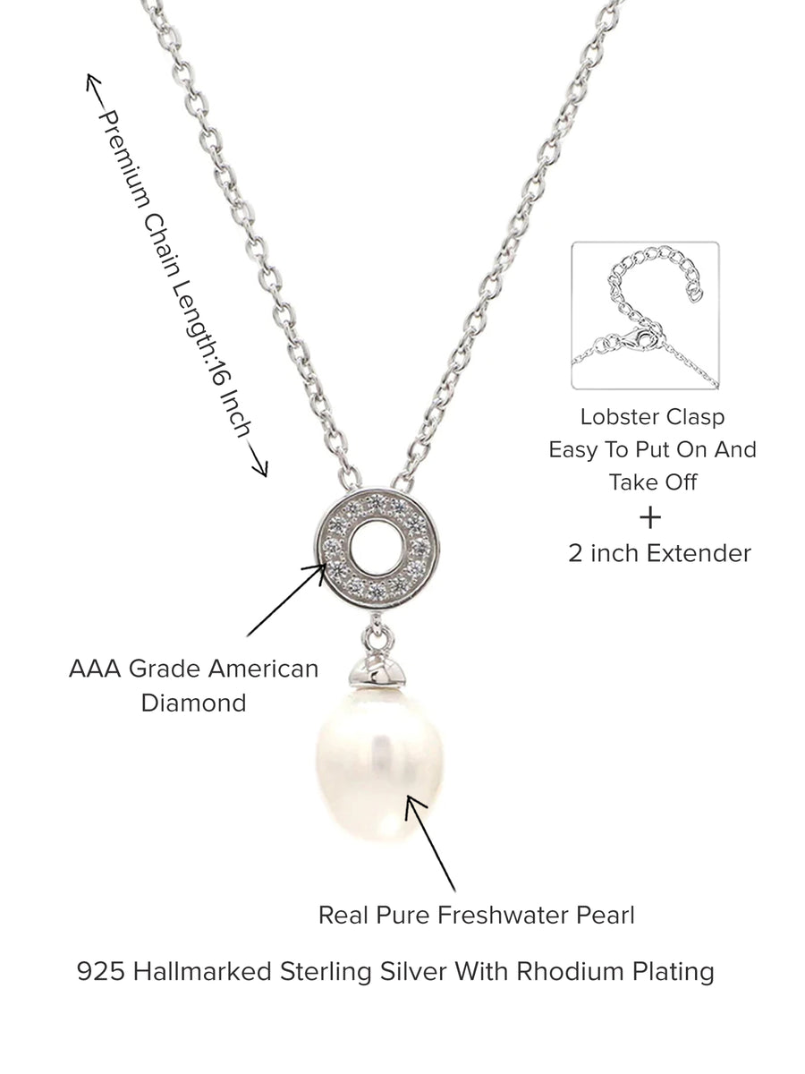 Love Circle Pure Pearl Pendant