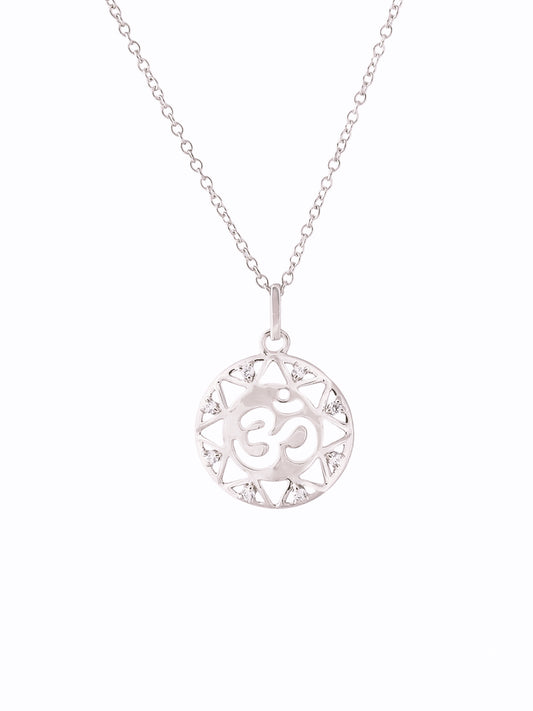 925 SILVER OM NECKLACE