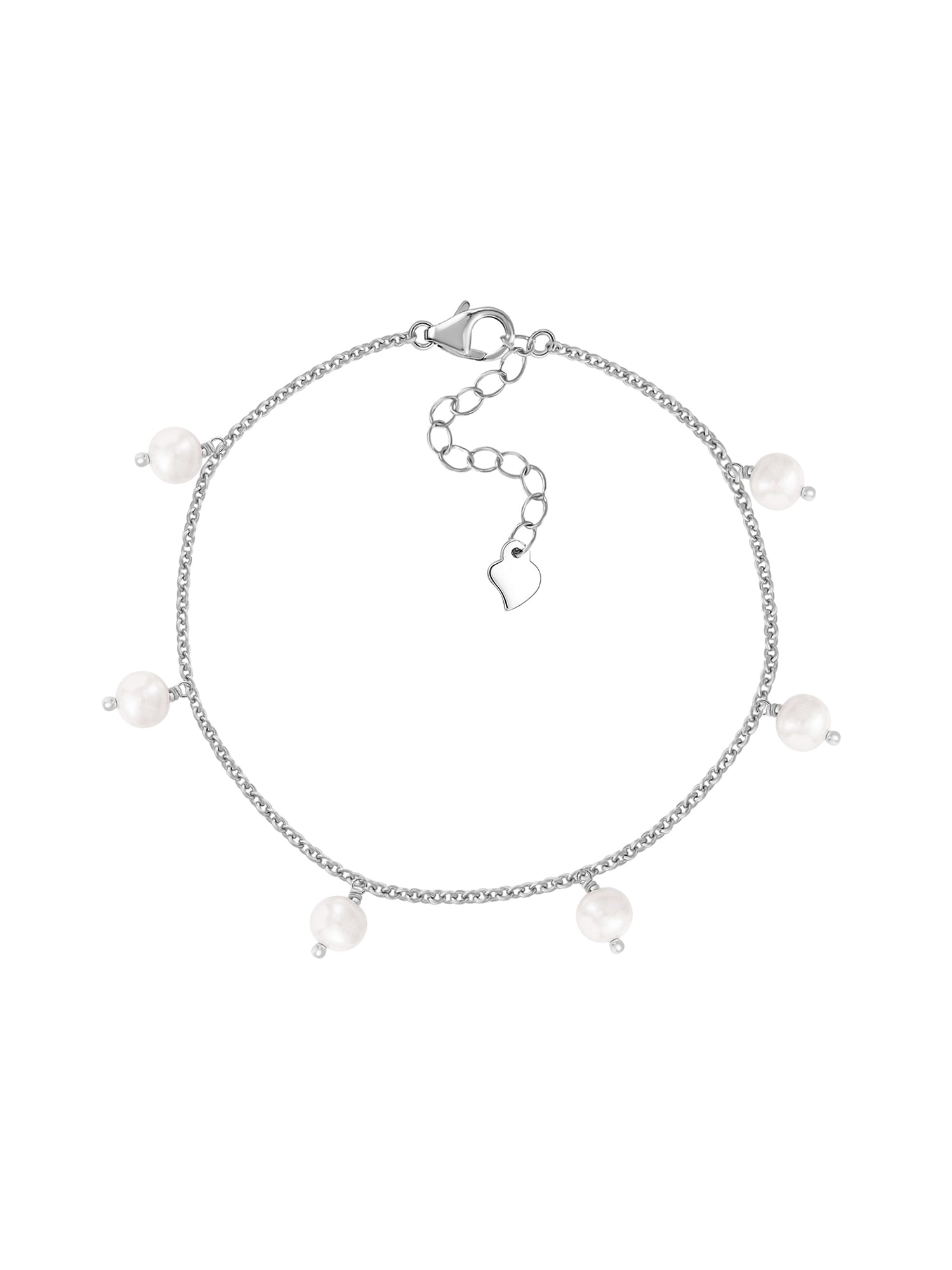 Pure Pearl Moti Bracelet In Pure Silver-3