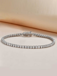 Aaa Grade American Diamond Timeless Tennis Bracelet Made With Pure 925 Silver