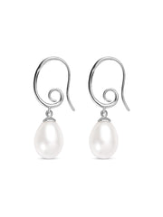 Real Pearl Drop Design Earrings