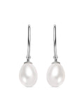 Real Pearl Drop Design Earrings-3