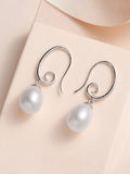 Real Pearl Drop Design Earrings