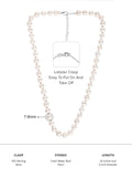 Freshwater Pearl Necklace For Women 7-8mm