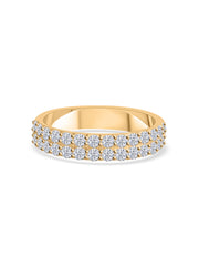 Classic Half Eternity Band Ring For Women