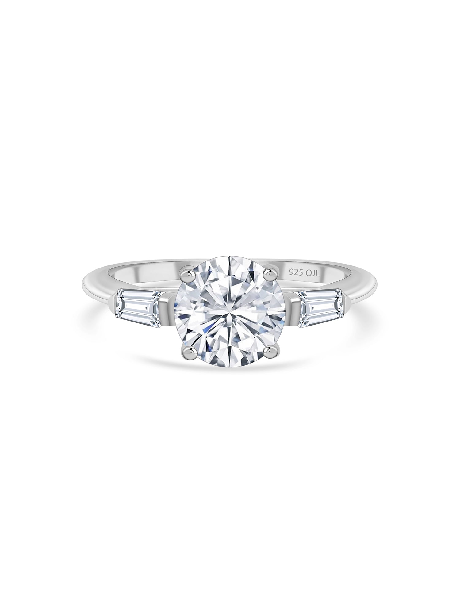 ORNATE 2 CARAT SOLITAIRE RING FOR WOMEN