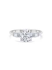 ORNATE 2 CARAT SOLITAIRE RING FOR WOMEN