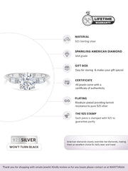 Ornate 2 Carat Solitaire Ring For Women