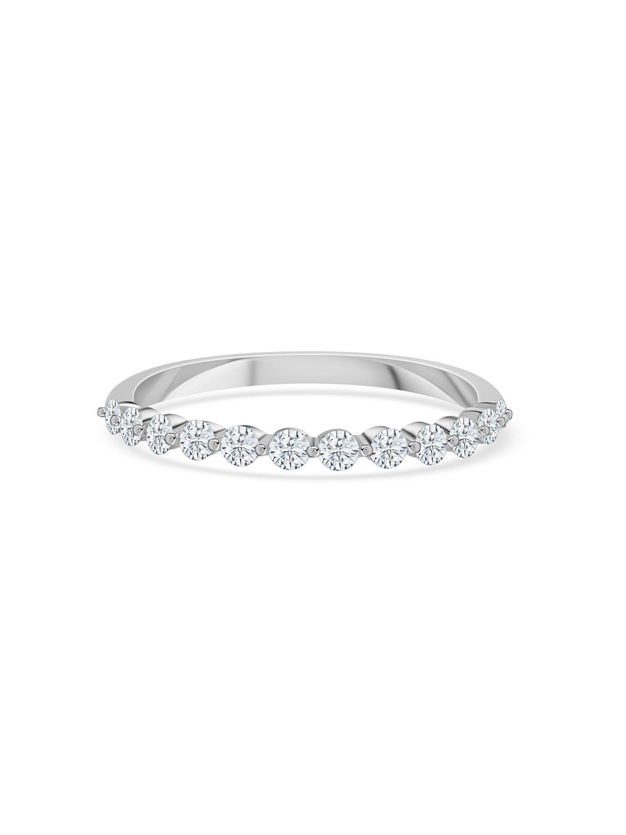 Lab Diamond Stacking Ring