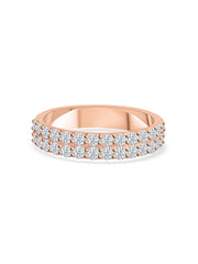 Classic Half Eternity Band Ring For Women