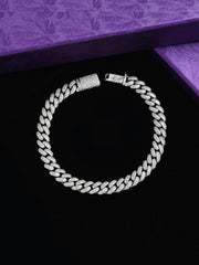 Ornate Timeless Cuban Chain Bracelet