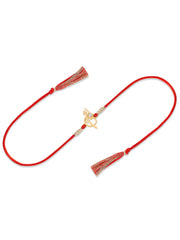 Divine Trishul Gold Rakhi For Brother-2