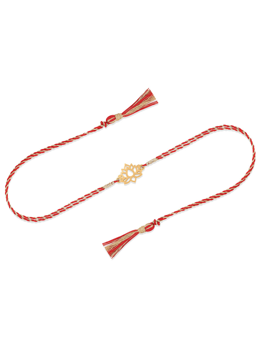 Lotus Pure Gold Rakhi for Brother-2