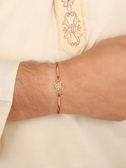 Blessings Swastik Gold Rakhi For Your Brother-1