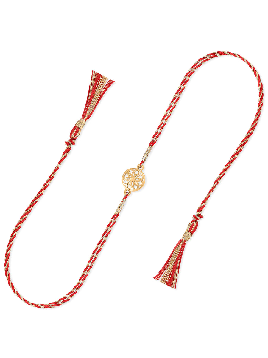 Trendy Golden Rakhi For Brother-2