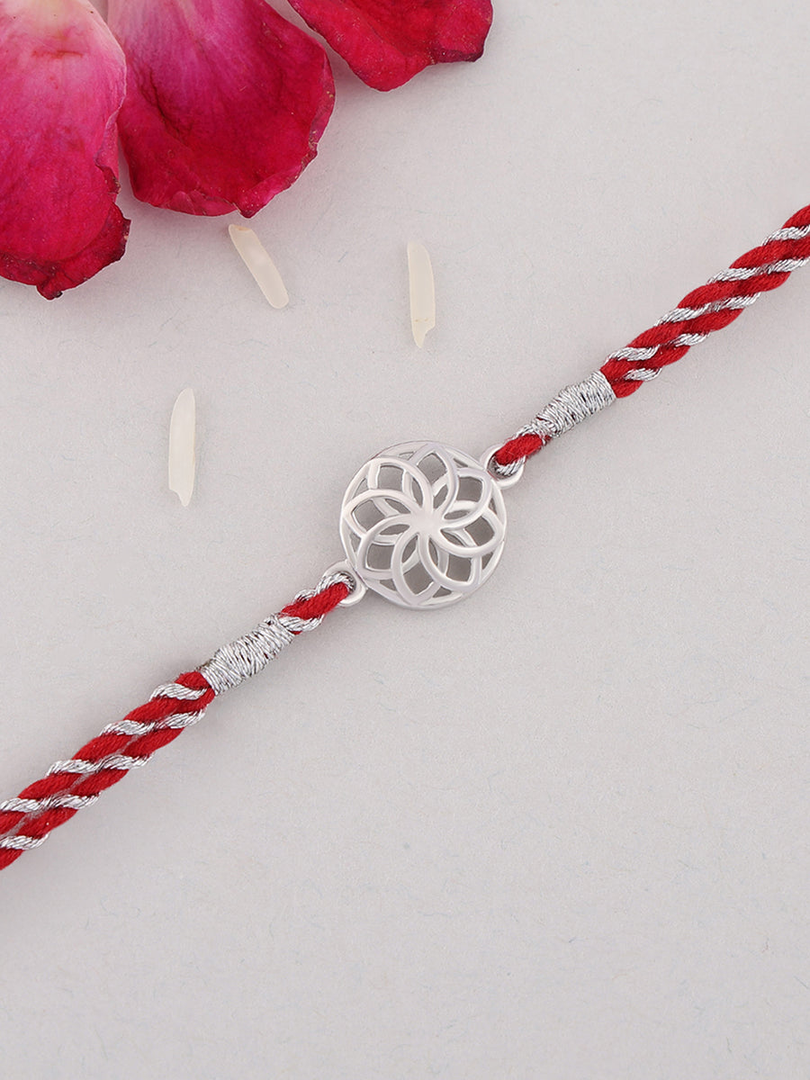 Trendy Silver Rakhi For Brother