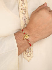 Shreenathji Golden Rakhi For Brother-1