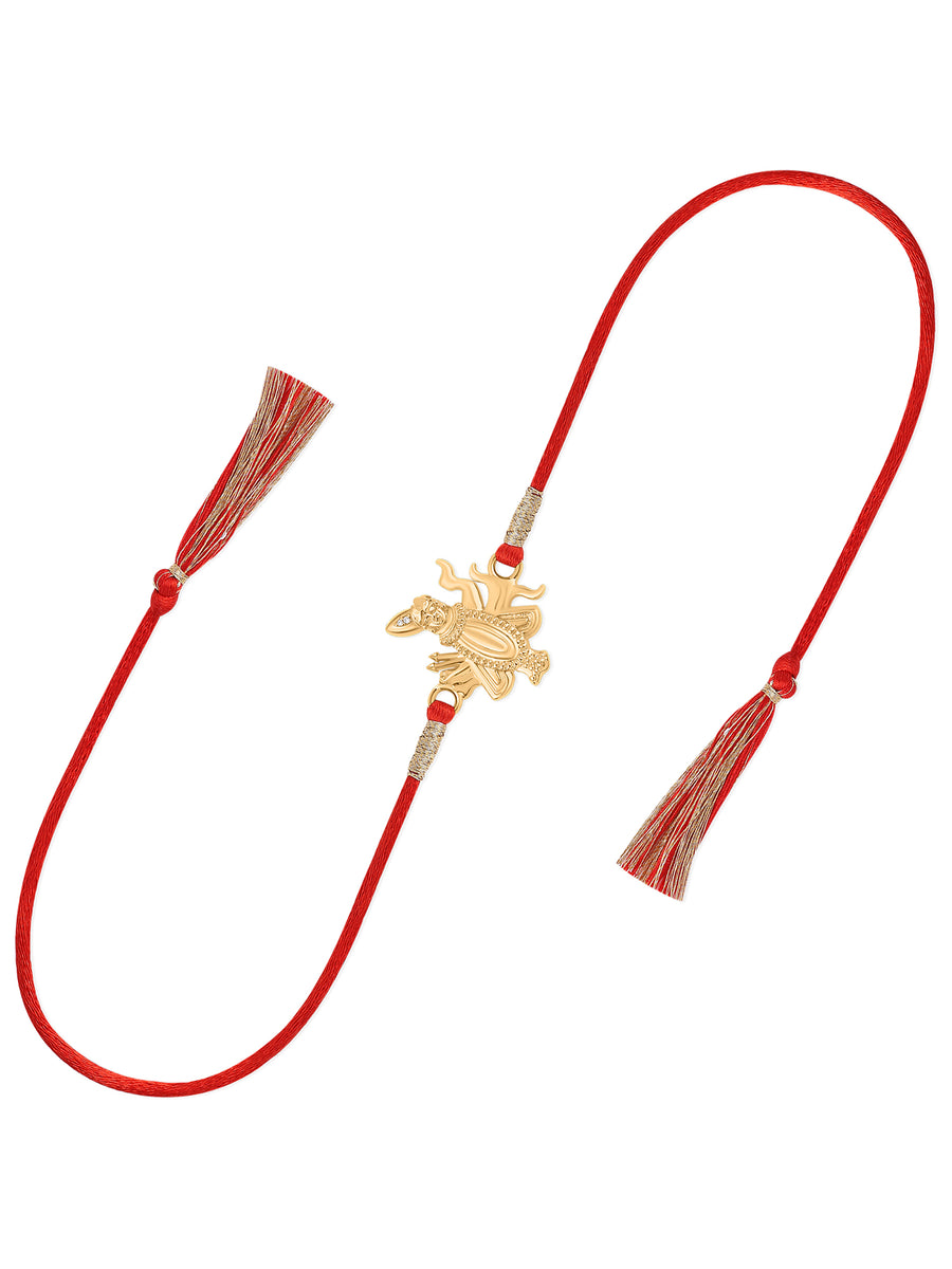 Shreenathji Golden Rakhi For Brother-2